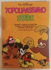 TOPOLISSIMO 1931 - WALT DISNEY - PRIMA EDIZIONE 1981 - COME NUOVO