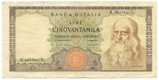 50000 LIRE BANCA D'ITALIA