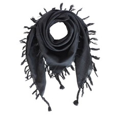 Kefiah grigio scuro e nera