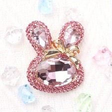 Elegante spilla oro - coniglietto: gioielli delicati, bel accessorio