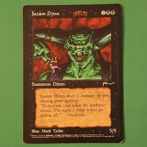 Mtg juzam djinn - djinn, inglese