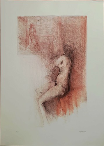Giuseppe ajmone litografia - giuseppe,