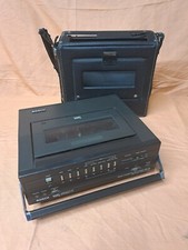 BOSCH VRP 20 Videoregistratore VHS Portatile + Custodia Vintage NON FUNZIONANTE