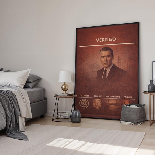 Stampa film vertigo retrò - stampa,
