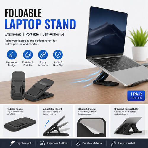 Supporto portatile pieghevole - supporto,