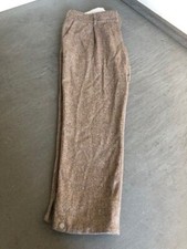 Manila Grace original pantalone marrone lana-seta donna tg 42/ woman trouser