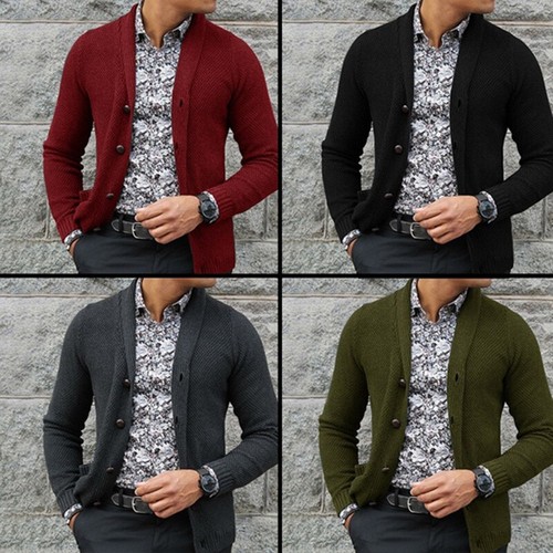 Cardigan uomo con bottoni