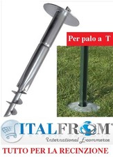 SUPPORTO ZINCATO A VITE PER