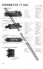Märklin TT 800 disegno del