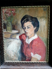 DIPINTO--RITRATTO DI DONNA