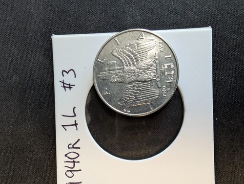 Moneta una lira 1940 - da, r