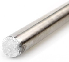 Barra Tonda Trafilata in Acciaio Inox Aisi 304 Da 3 a 90 Mm in Diverse Lunghezze