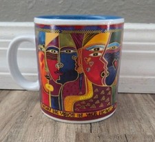 Tazza artistica con facce