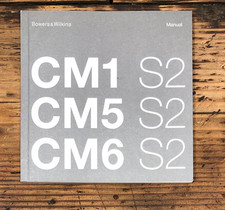 Altoparlante Bowers Wilkins CM1 CM5 CM6 S2 proprietario/manuale utente *originale*