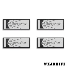 Supravox Griglia Altoparlante Personalizzata Alluminio Logo Badge 60mm(2.36")X25mm(0.98")