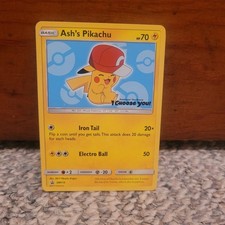 Ash's Pikachu SM113 I Choose