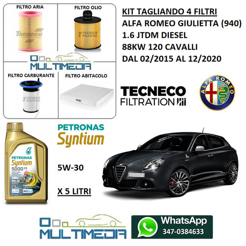 Kit tagliando filtri - kit,