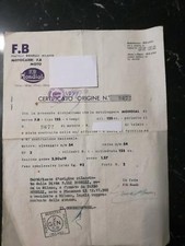 Certificato moto mondial - certificato,