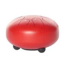 Steel Tongue Drum 6" Rosso