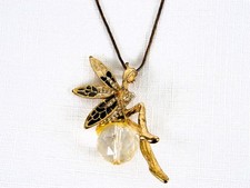 Collana con ciondolo - fata, tono