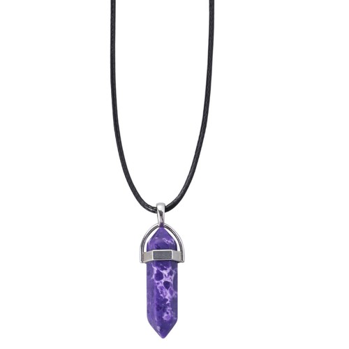 Collana con ciondolo pietra - ciondolo, in