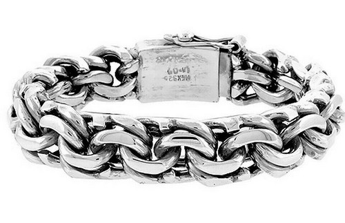 Bracciali uomo argento