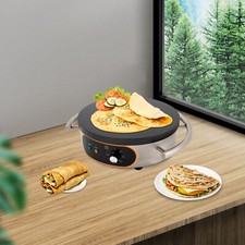 Crepiera teglia singola commerciale 16 pollici crepe griglia grande pancake macchina