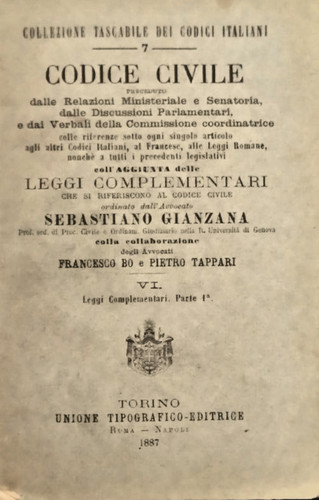 Leggi complementari codice - complementari, al
