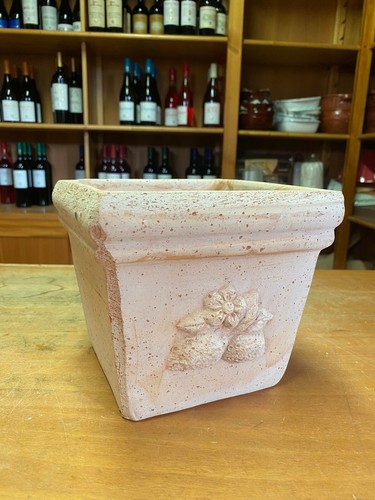 Vaso quadrato terracotta - di,