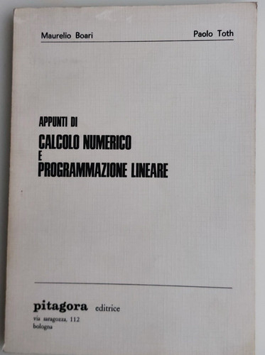 Appunti calcolo numerico - calcolo, e