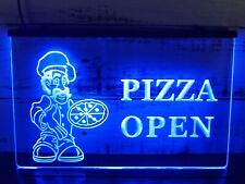Insegna Luminosa Led Neon Pizza Shop Insegna Led Aperta