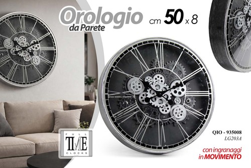 Orologio parete ingranaggi