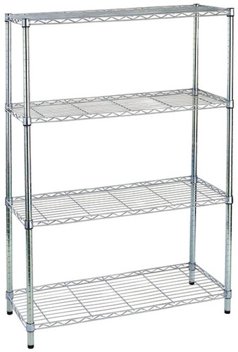 Scaffale acciaio cromato - scaffale,