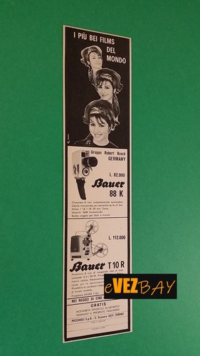 Pubblicità 1963 bauer - 1963,