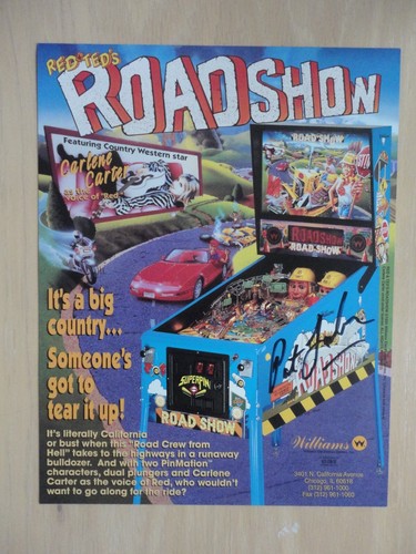 Road show flipper - show, volantino