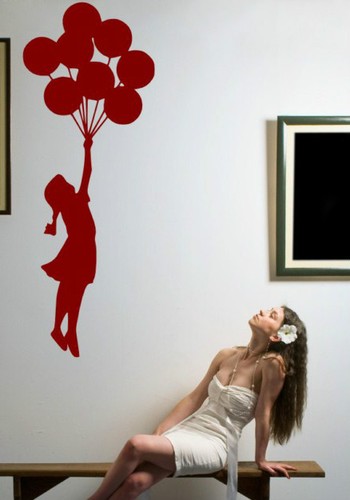 Banksy graffiti ragazza - graffiti,