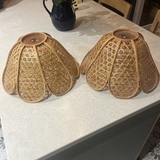 Paralume retrò rattan vimini