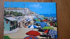 BELLARIA SPIAGGIA E MARE BAR SILVERIO MOLTO ANIMATA VIAGGIATA 1966
