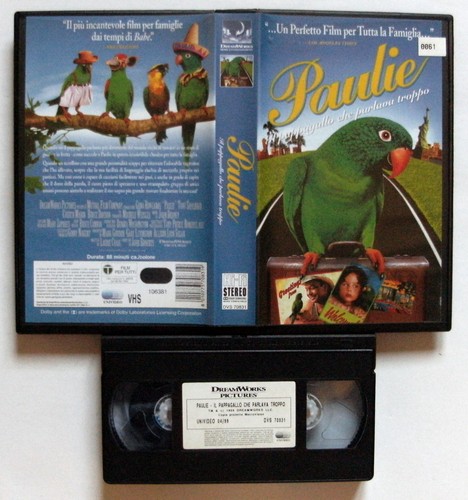 Vhs paulie papagallo che - vhs,