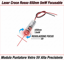 Laser croce 650nm 5 mW 5 v