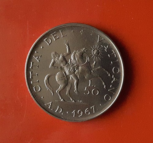Lire 1967 vaticano rn109 - 50,