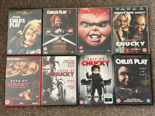 Childs play dvds chucky - 1-8,