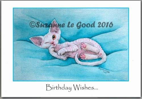 Devon rex cat kitten - cat, art