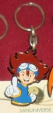 1 KEYRING VINTAGE ANIME KEYCHAIN Tai DIGIMON Key Ring Manga Toei 1999 no pokemon