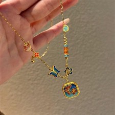Collana con ciondolo farfalla
