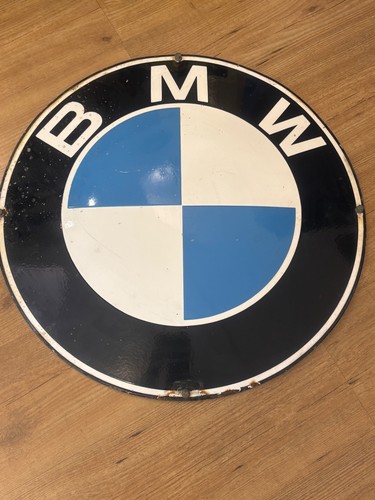 Bmw insegna smaltata - insegna,