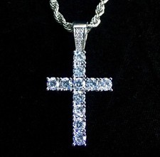 Collana croce uomo donna - , vero