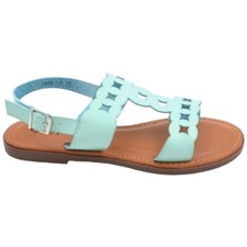 Sandalo basso donna azzurro