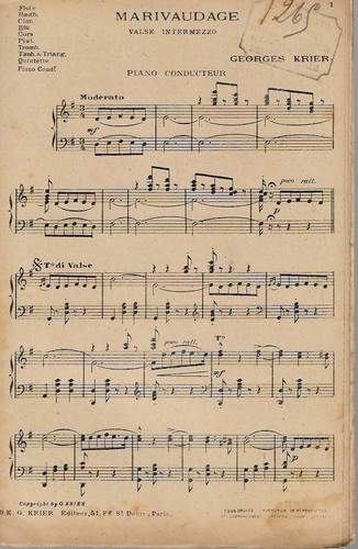 Marivaudage valse intermezzo - valse,