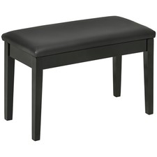 Homcom sgabello pianoforte - sgabello, con